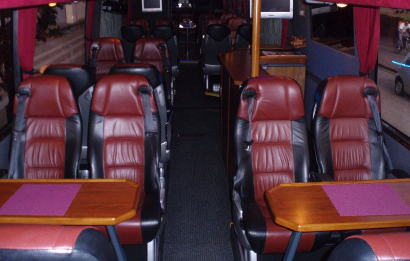 Sittplatser i en buss